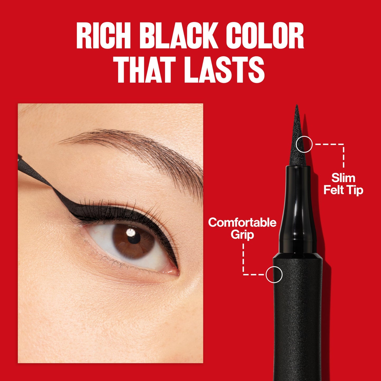 Revlon ColorStay Liquid Eye Pen, Classic, Blackest Black