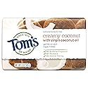 Tom's of Maine Natural Beauty Bar, Bar Soap, Natural Soap, Creamy Coconut with Virgin Coconut Oil, 5 Ounce