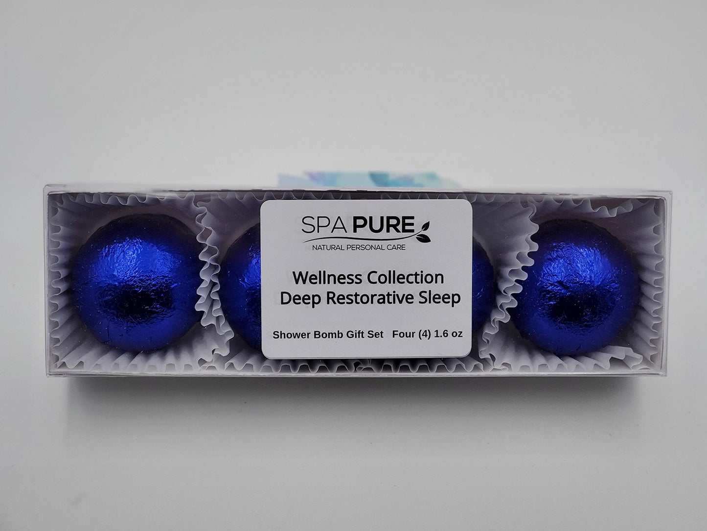 Spa Pure DEEP Restorative Sleep Aromatherapy Shower Steamers Bombs - Shower Bombs with Essential Oils - Unisex Bath Melts - Self Care and Relaxation…