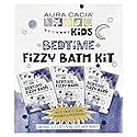 Aura Cacia Kids Bedtime Fizzy Bath Kit 3 x 2.5oz Packets - Fizzy, Foamy and Fun Bath Time!