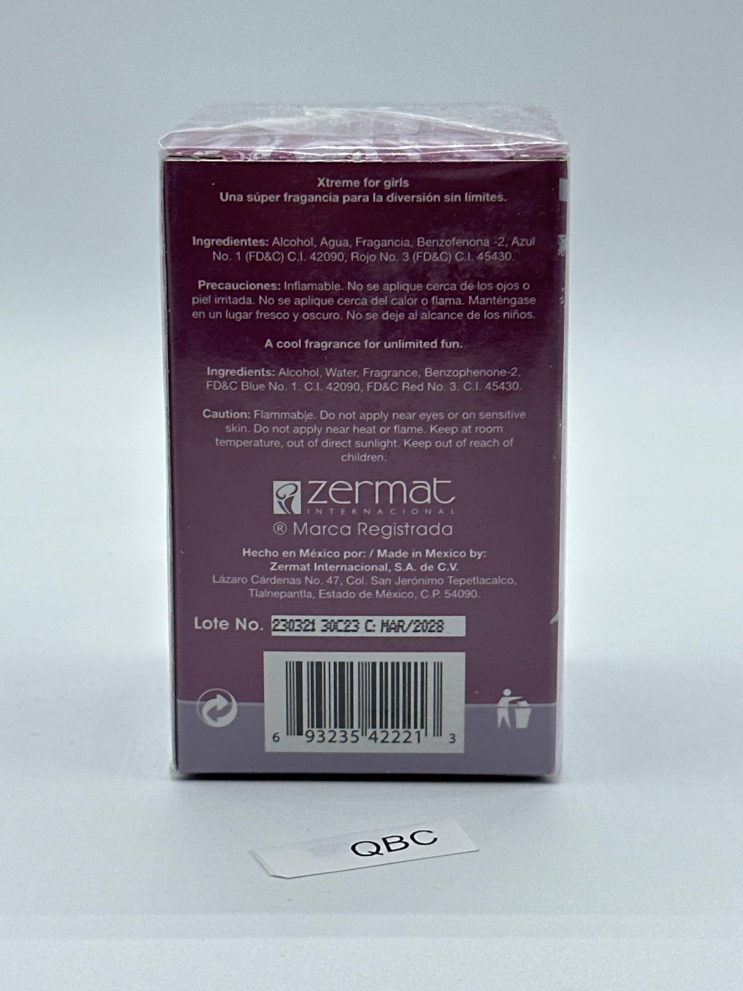 Zermat Perfume Xtreme for Girls, Perfume para Niñas