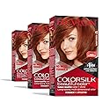 Revlon Colorsilk Beautiful Color Permanent Hair Color, (OLD VERSION) 31 Dark Auburn (Pack of 3)
