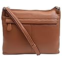 Swiss Marshall Women's Designer Purse Shoulder Bag Soft Leather Crossbody Handbag for Ladies (Tan)