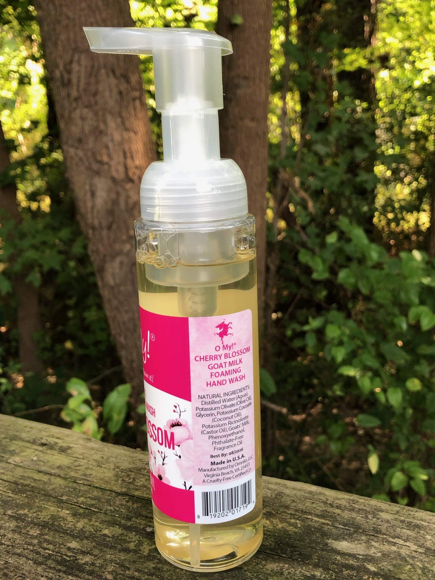 O My! Goat Milk Foaming Hand Wash | Rich, Creamy Foam | Made with Farm-Fresh Goat Milk | Free of Parabens & More | Handcrafted in USA