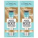 L'Oreal Paris Magic Root Permanent Hair Color Kit, 100% Gray Hair Coverage In Just 10 Minutes, Precision Brush Applicator for Seamless Application, 8