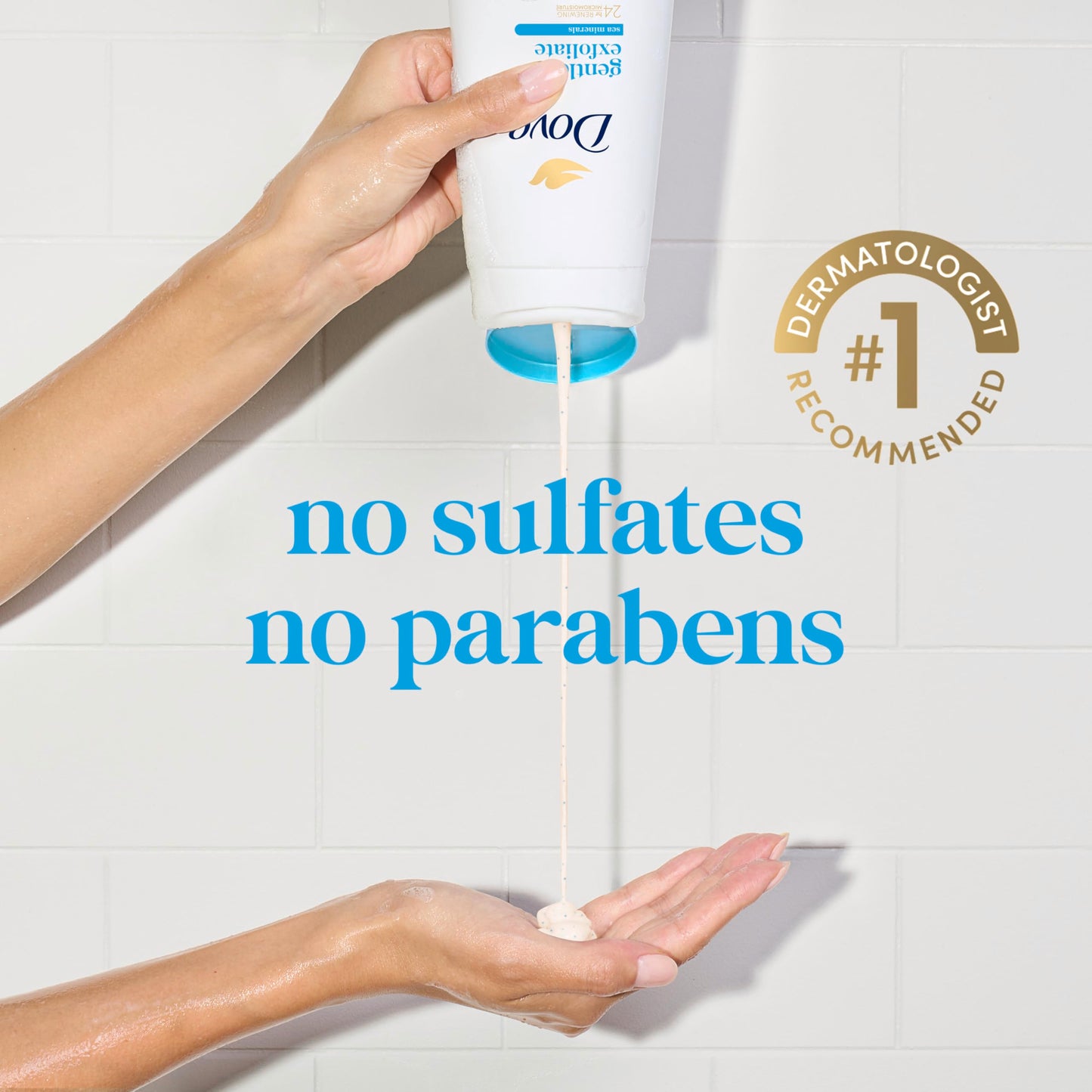 Dove Body Wash 2 Count Gentle Exfoliating With Sea Minerals Instantly Reveals Visibly Smoother Skin Cleanser That Effectively Washes Away Bacteria