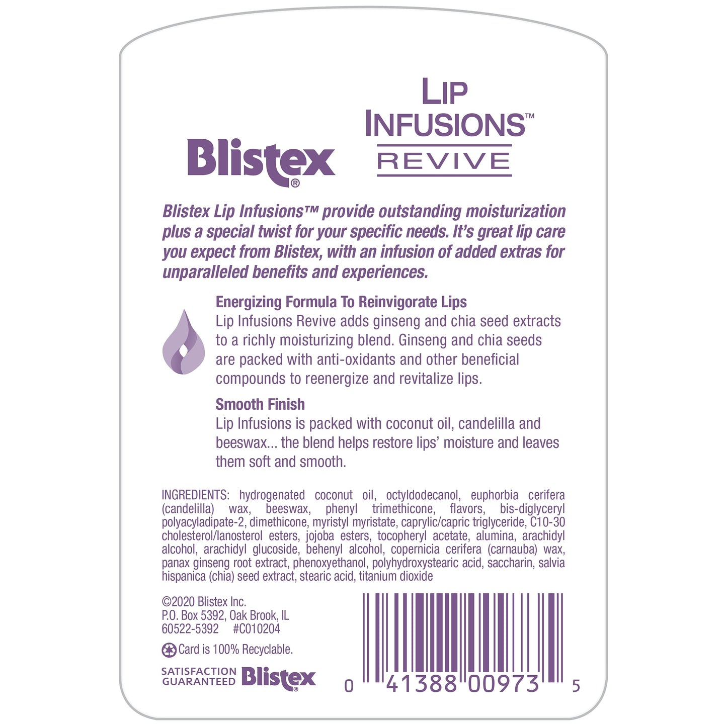 Blistex Lip Infusions Revive Lip Moisturizer 0.13 Ounce Beauty & Personal Care Blistex