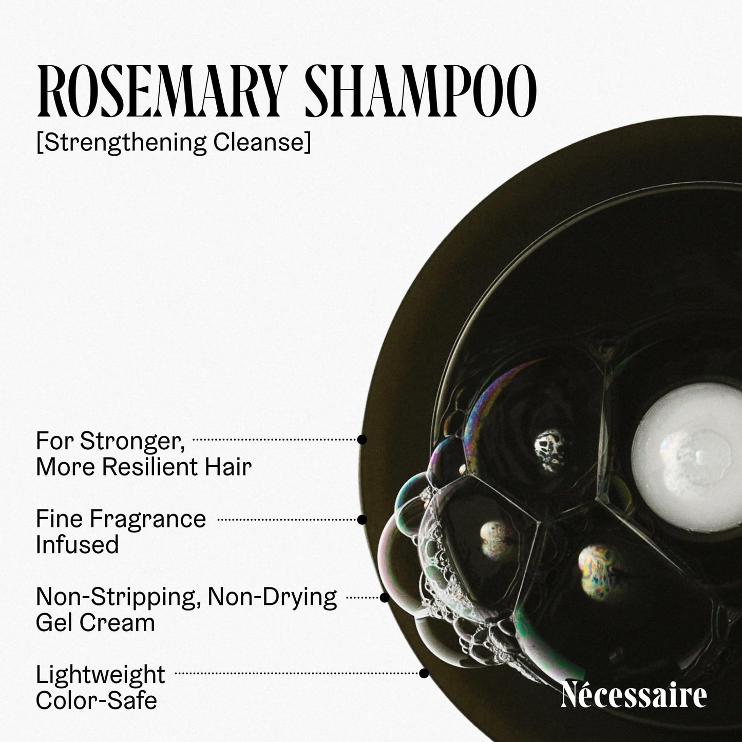 Nécessaire Rosemary Hair Duo | Multi-Protein Strengthening Rosemary Shampoo and Conditioner Set For Thinning Hair. For Women + Men. Free Of Sulfates