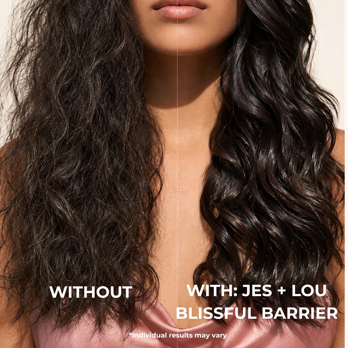 Jess & Lou Beauty Heat Protectant Spray with Natural Ingredients for Smooth, Frizz-Free Hair, Sulfate-Free Vegan Thermal Protection Mist for Blow Dry