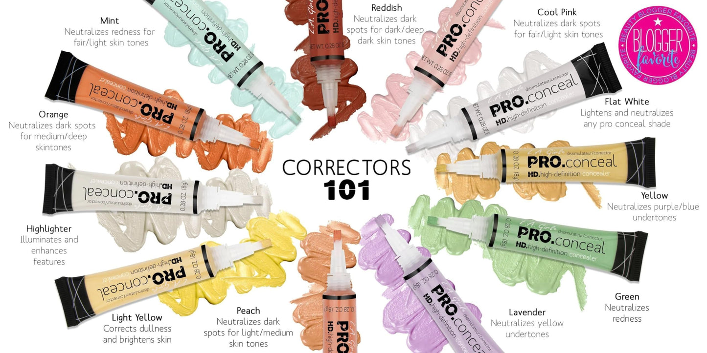 L.A. Girl HD Pro.Conceal, Peach Corrector GC994
