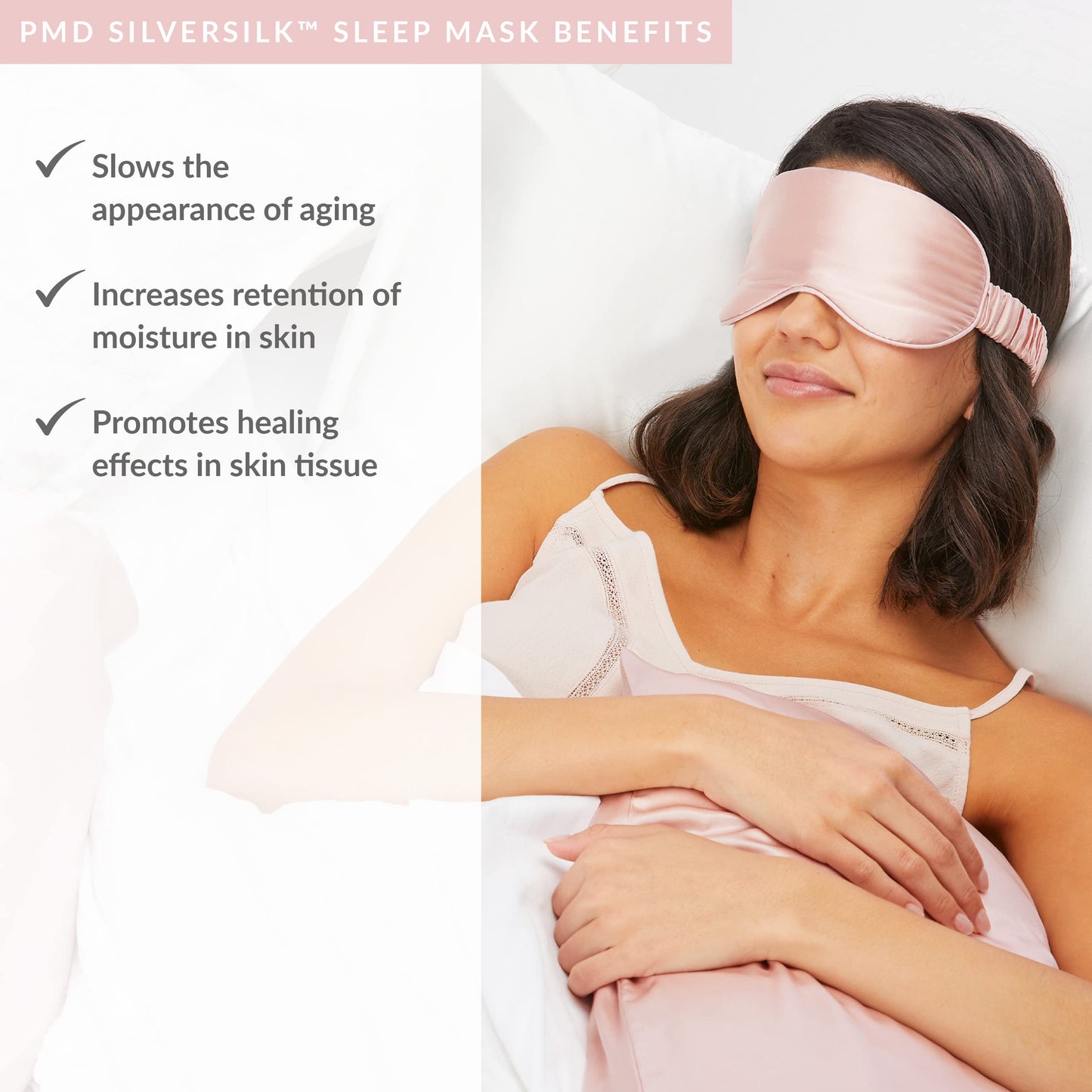 PMD Beauty silversilk Sleep Mask,1 ct.