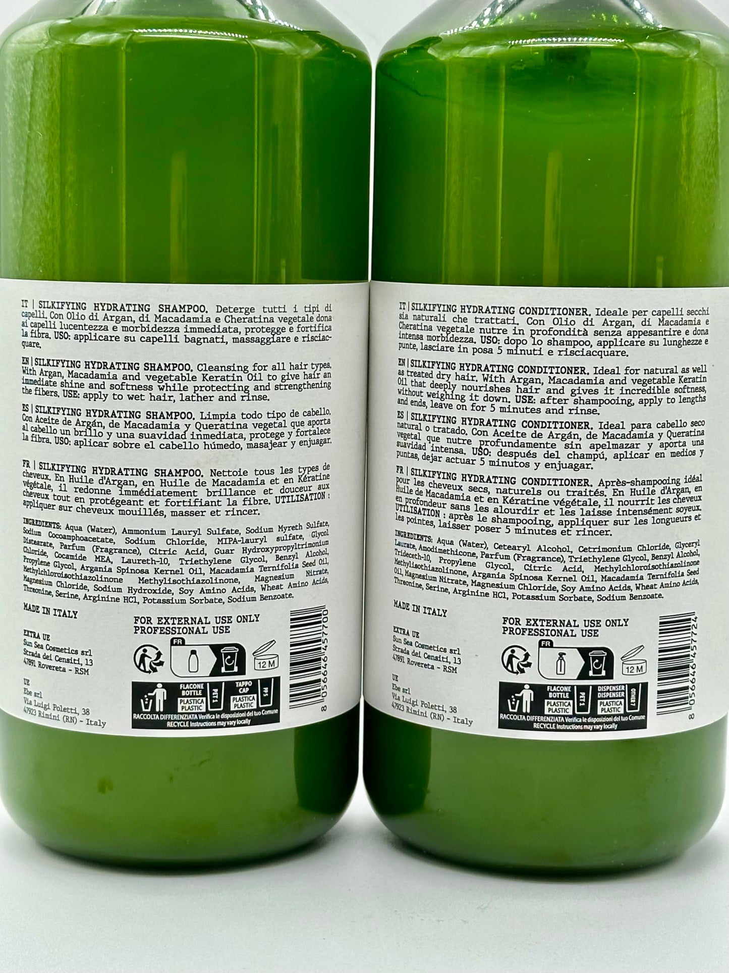 Maxy Look MIracle Silkifying Hydrating Shampoo and Conditioner 33.31 fl oz/985ml + Miracle Leave in Spray Mask 9.64 fl oz + Qring Crystal Drops 3.38