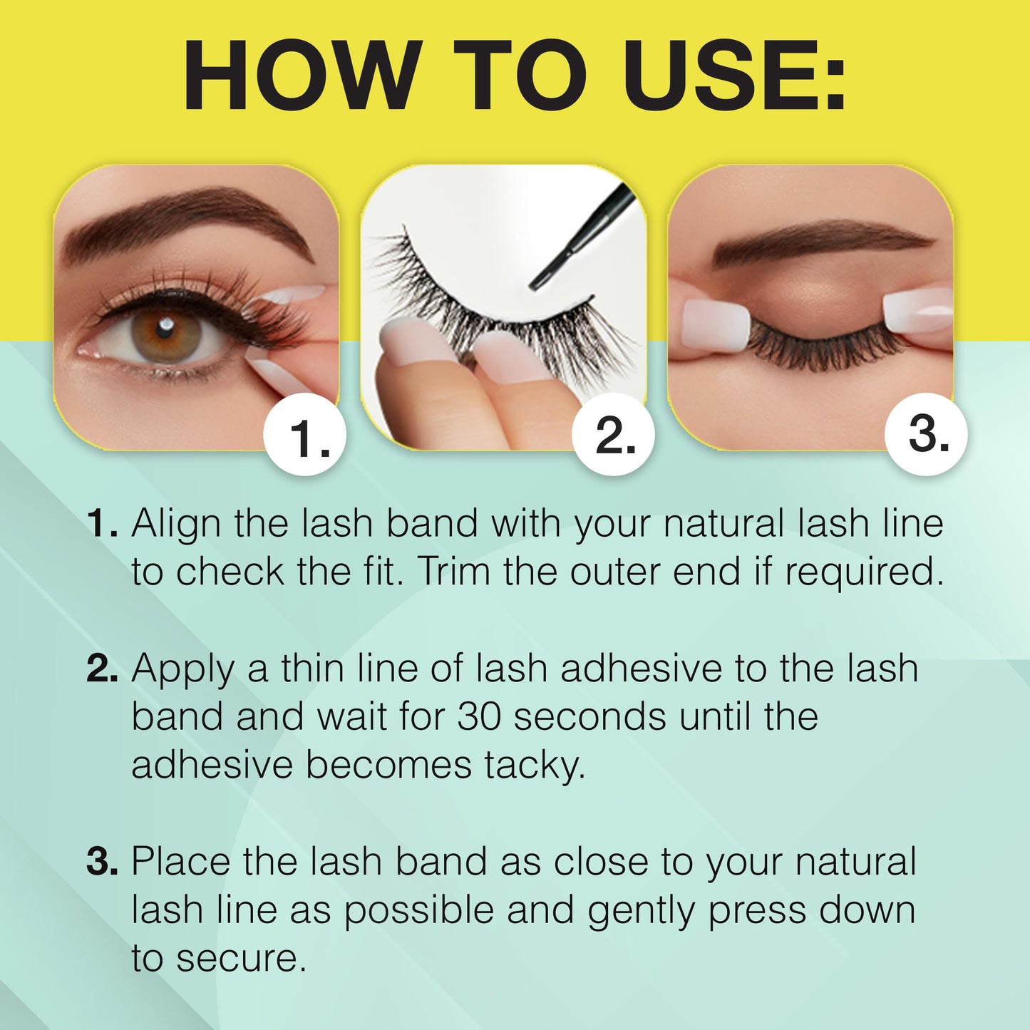 Ardell Active Lash - Pump’n, False Eyelashes, Sweat-Proof Strip Lashes, Water-Resistant, Lightweight, 4 Pairs, 1 Pack