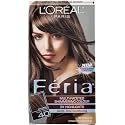 L’Oreal ParisFeria Multi-Faceted Shimmering Colour, 40 Deeply Brown, 1 ea (Pack of 4)