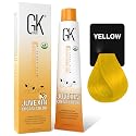 GK HAIR Global Keratin Professional Hair Color Cream Tube (3.4 Fl Oz/100ml) Nourishing & Cleansing Colors for Styling High Performance Long Lasting