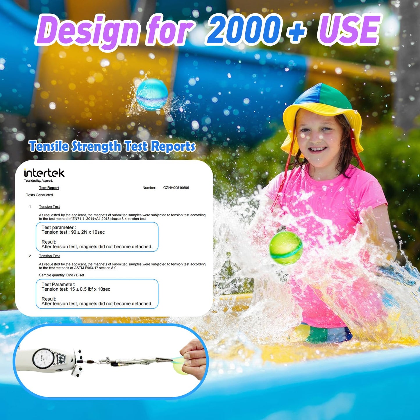 【12 Pack】Magnetic Reusable Water Balloons Fast Refillable for Kids Outdoor Activities, latex-free Kids Pool Beach Bath Toys, Self-Sealing Water Bomb…