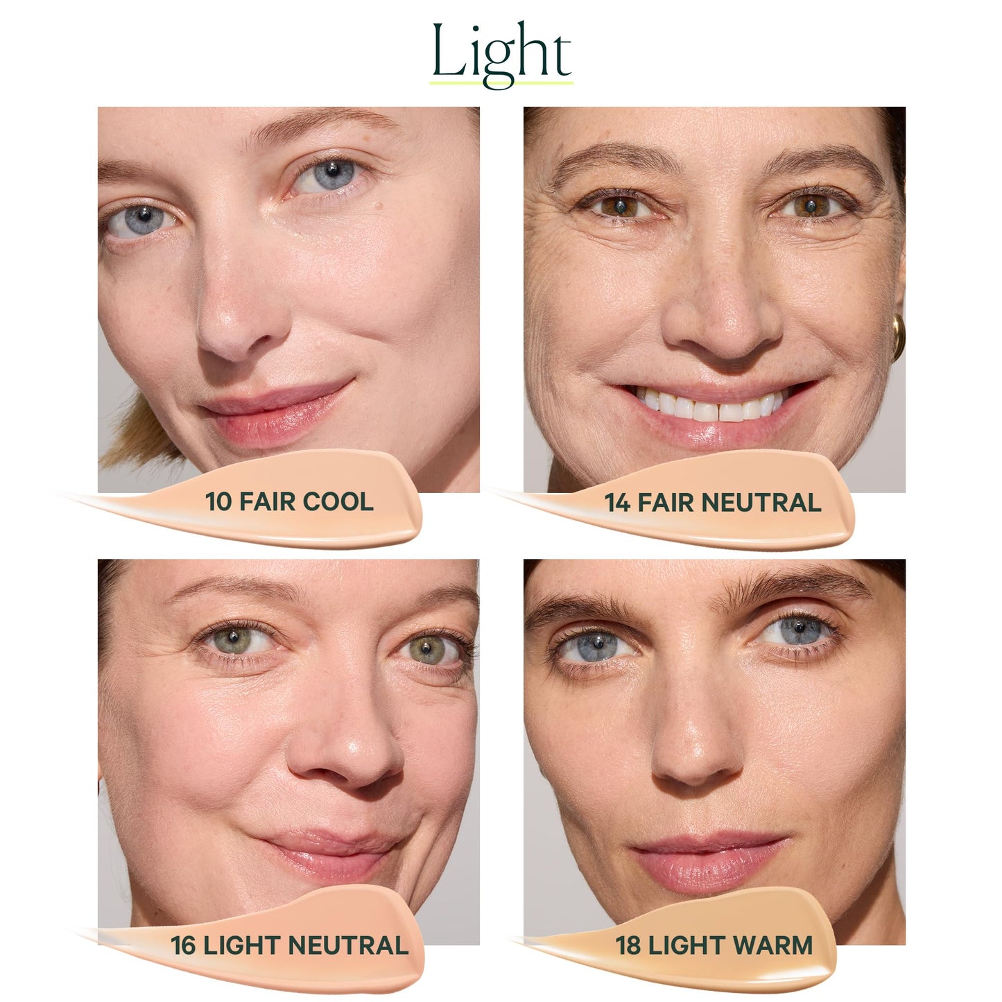Well People Skinforia Serum Foundation, Lightweight Tinted Formula Hydrates, Smooths, and Evens Skin Tone with Birch Sap and Mushroom Complex, Long-Lasting, Natural Finish, 16 Light Neutral