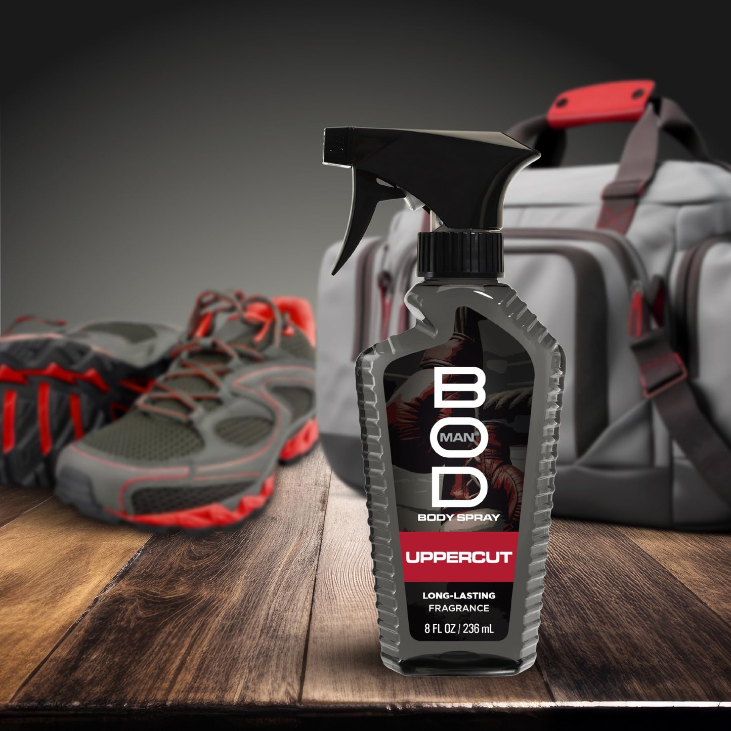 BOD man Fragrance Body Spray, Upper Cut, 8 fl oz