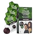 Red by Kiss Color Change Shampoo - Permanent Hair Color with 100% Gray Coverage, Quick 7-10 Minute Formula, No Tools Needed, Herbal Extracts, Includes