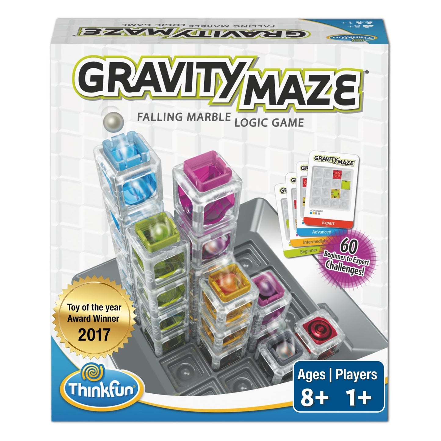 ThinkFun Gravity Maze Marble Run Logic Game – STEM Toy for Kids Ages 8-12, Brain-Building Puzzle to Boost Critical Thinking & Problem Solving