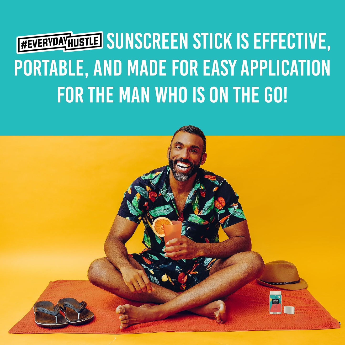 EverydayHustle Face Sunscreen Stick Spf 50 For Men And Women, Broad Spectrum Spf Stick, Non Zinc Sunblock Stick For Face And Body, 75g Large Twist Up