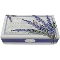Bath Soap La Saponeria Firenze by Saponificio Artigianale Fiorentino Italian Spa Cleanser Made In Tuscany 10.5 Ounce Decorative Bar Lavanda (Lavender)