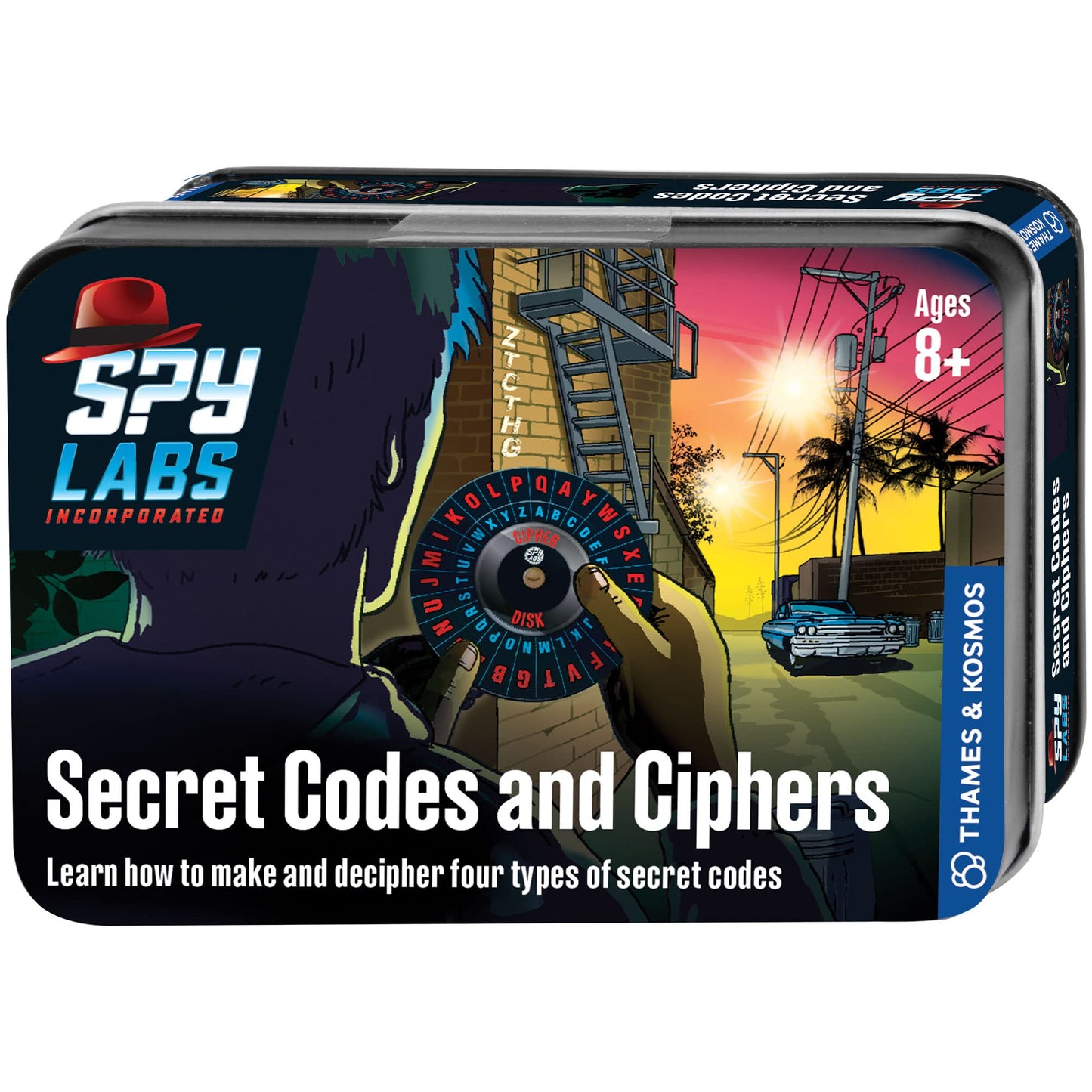 Thames & Kosmos Spy Labs Secret Codes & Ciphers Kit – Learn to Create & Exchange Coded Messages with Detective Tools for Young Investigators