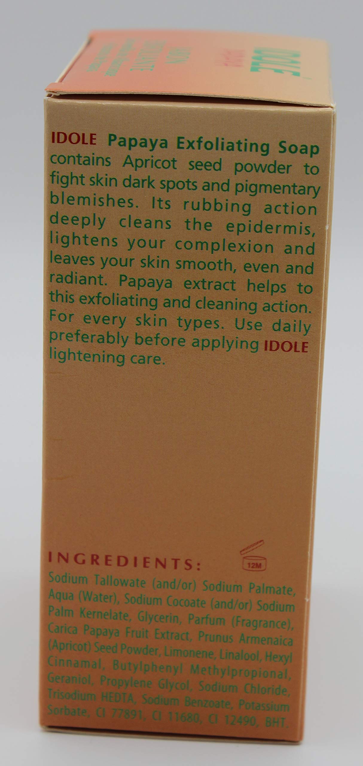 Idole Papaya Exfoliant Soap Pack Of 3