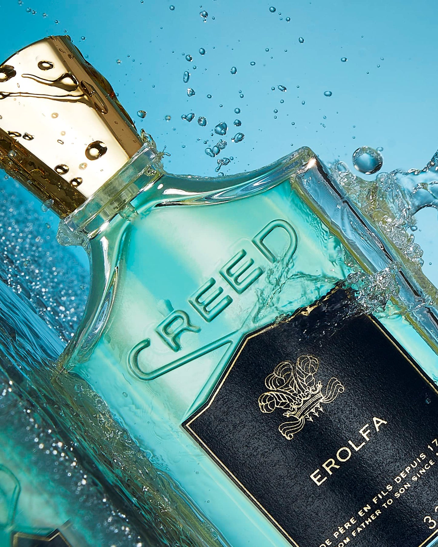 Creed Erolfa, Luxury Perfume for Him & Her, Aromatic Fougère, Marine & Floral Fragrance, 100ML / 3.3 Fl Oz