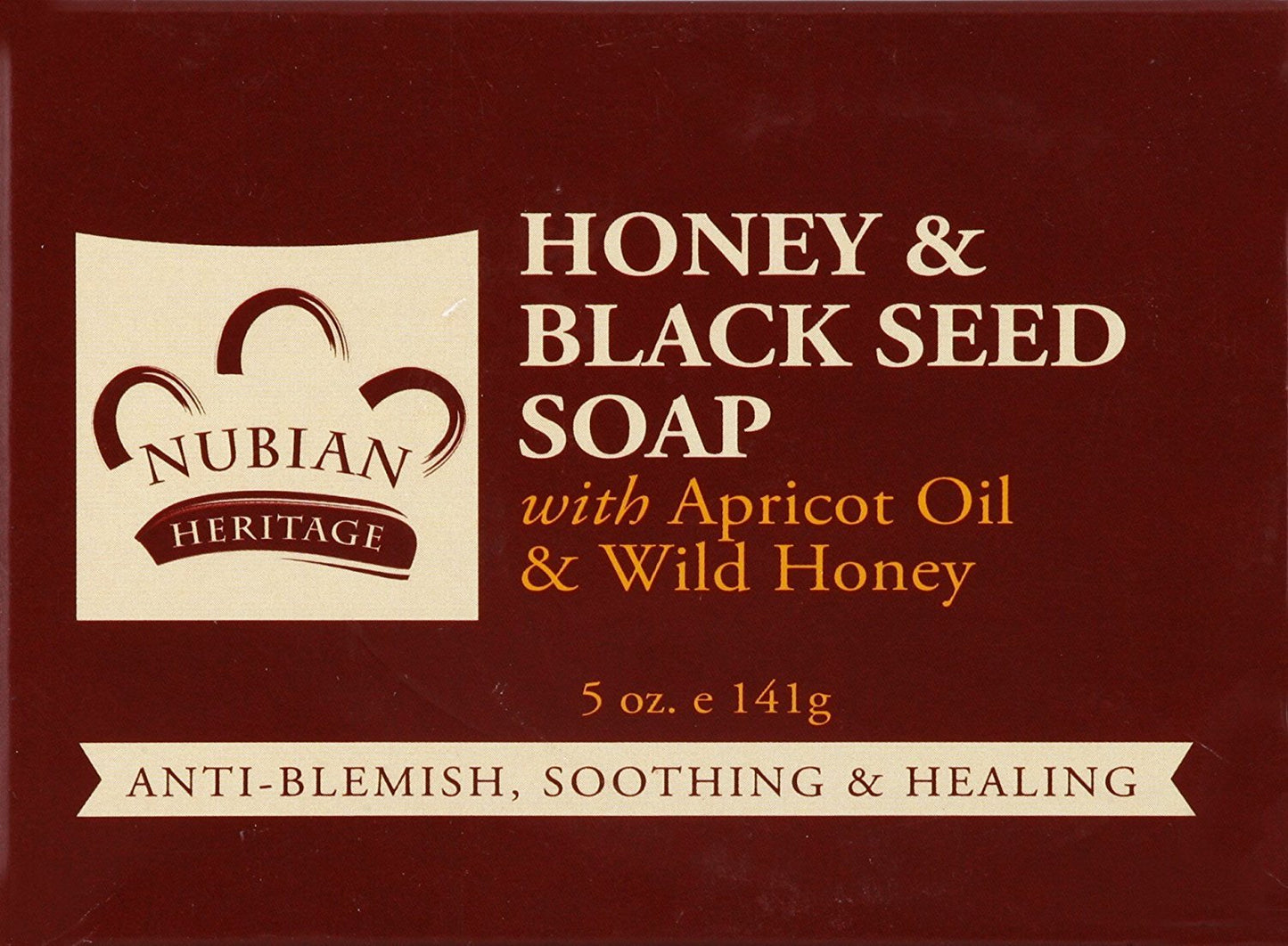 Nubian Heritage Soap Bar Honey Blk Seed Beauty & Personal Care Nubian Heritage