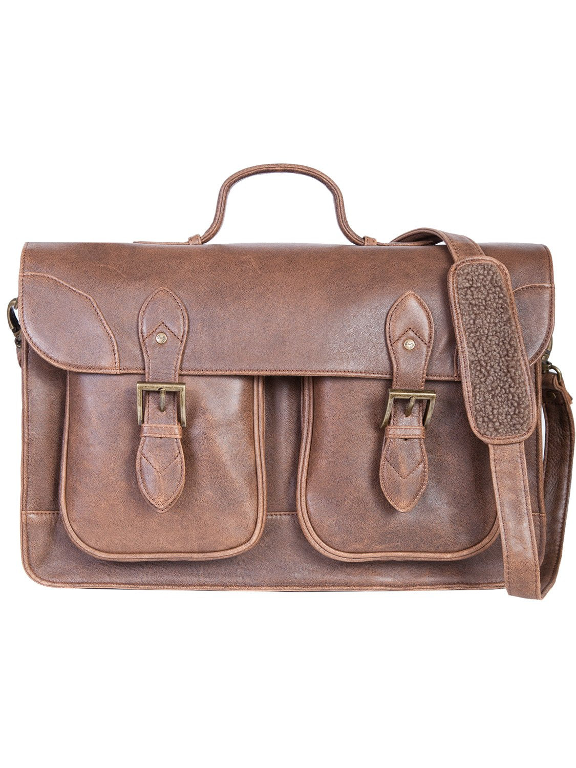 Scully 81st Aero Squadron Workbag (Antique Brown)
