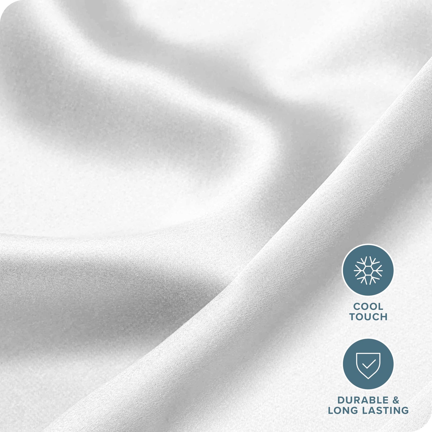 Bare Home Satin Pillowcases for Hair and Skin - 1 Body (20x54) - Luxury Pillowcases - Envelope Enclosure - Soft and Smooth Satin - Breathable -