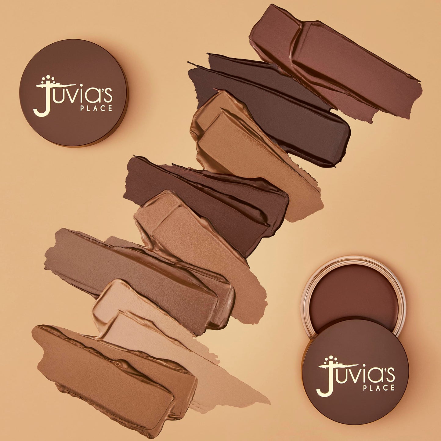 Juvia's Place Bronzed Cream Bronzer - Sunkissed - Smooth Cream Bronzer Pot for Sun-Kissed Glow & Warmth, Buildable & Blendable Makeup Contour