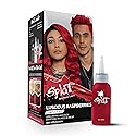 Splat Luscious Raspberries Semi Permanent Hair Dye Kit with Bleach, 1 Application, Includes Red Hair Dye, Oxide & Bleach Powder, Vegan & Cruelty Free