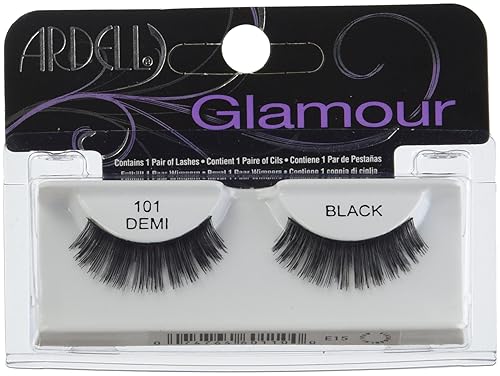 Ardell 101 demi Black Fashion Lashes, 1 Count