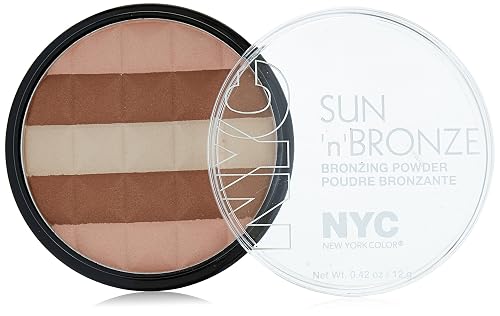 N.Y.C. New York Color Sun 2 Sun Bronzing Powder, Hamptons Radiance, 0.42 Ounce