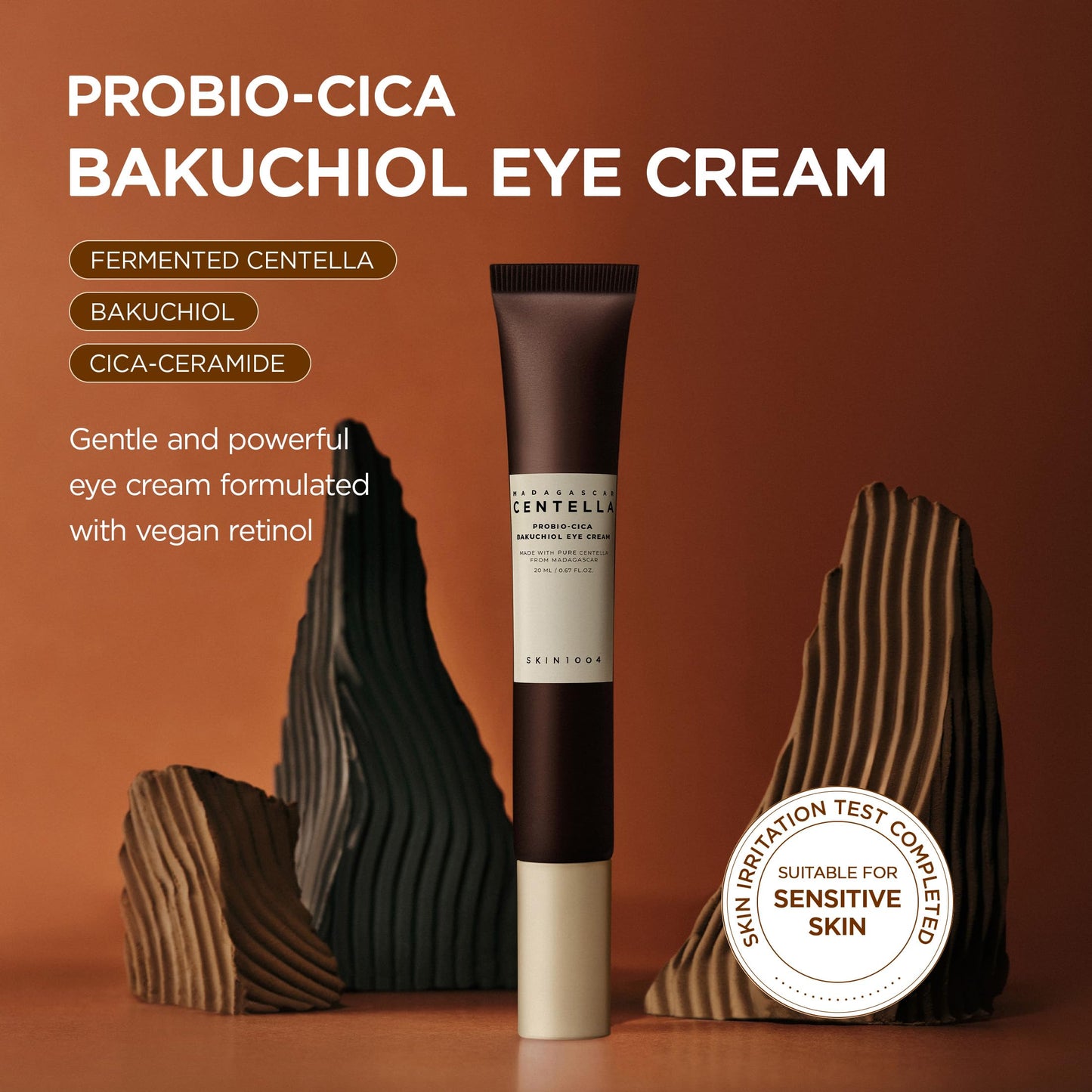 SKIN1004 Centella Probio-Cica Bakuchiol Eye Cream, Korean Eye Cream for Fine Lines with Centella, Hydrating Eye Treatment for Under Eye Area, Retinol Beauty and Personal Care SKIN1004
