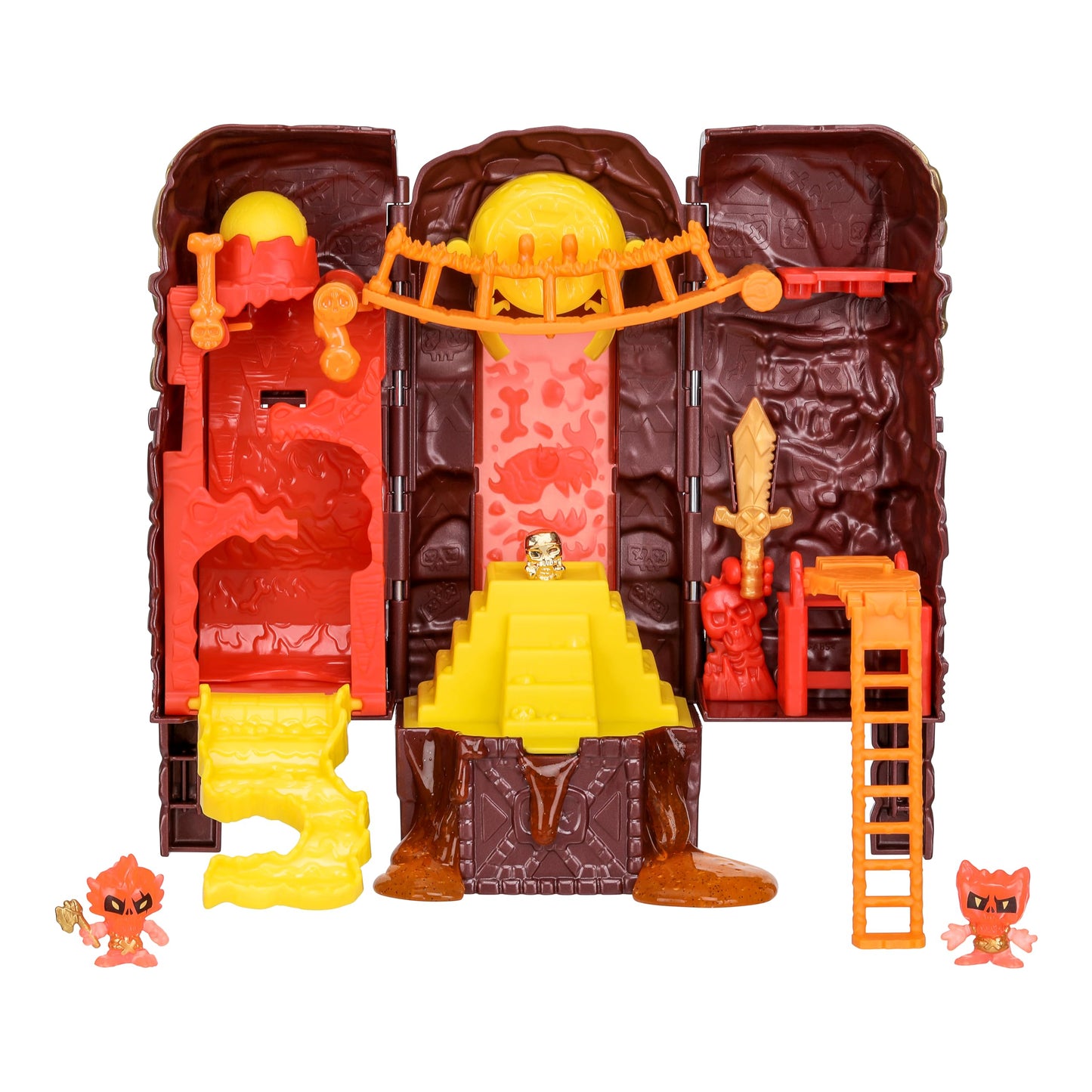 Treasure X Lost Lands Skull Island Lava Tower Micro Playset, 15 Levels of Adventure. Survive The Traps and Discover 2 Micro Sized Action Figures.…