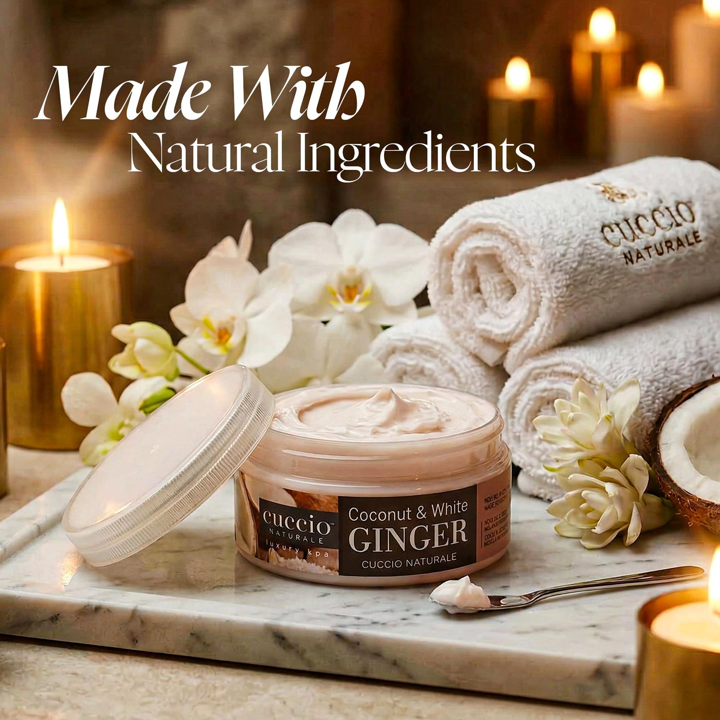 Cuccio Naturale Butter Blends - Ultra-Moisturizing, Renewing, Smoothing Scented Body Cream - Deep Hydration For Dry Skin Repair - Made With Natural