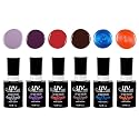 UV-NAILS Gel nail polish cure with UV or LED nail lamp gel polish for nails Set of 6 (NAPA VALLEY) Beauty & Personal Care UV-NAILS
