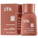 ITK Tri-Acid Facial Toner with AHA, BHA, PHA + Niacinamide - Exfoliate Face + Minimize Pores - Salicylic + Lactic Acid - Brighten Dark Spots + Glow, 5