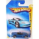 Hot Wheels 2009 Corvette C6 Convertible Blue 03/42, 2009 New Models, 1:64 Scale.