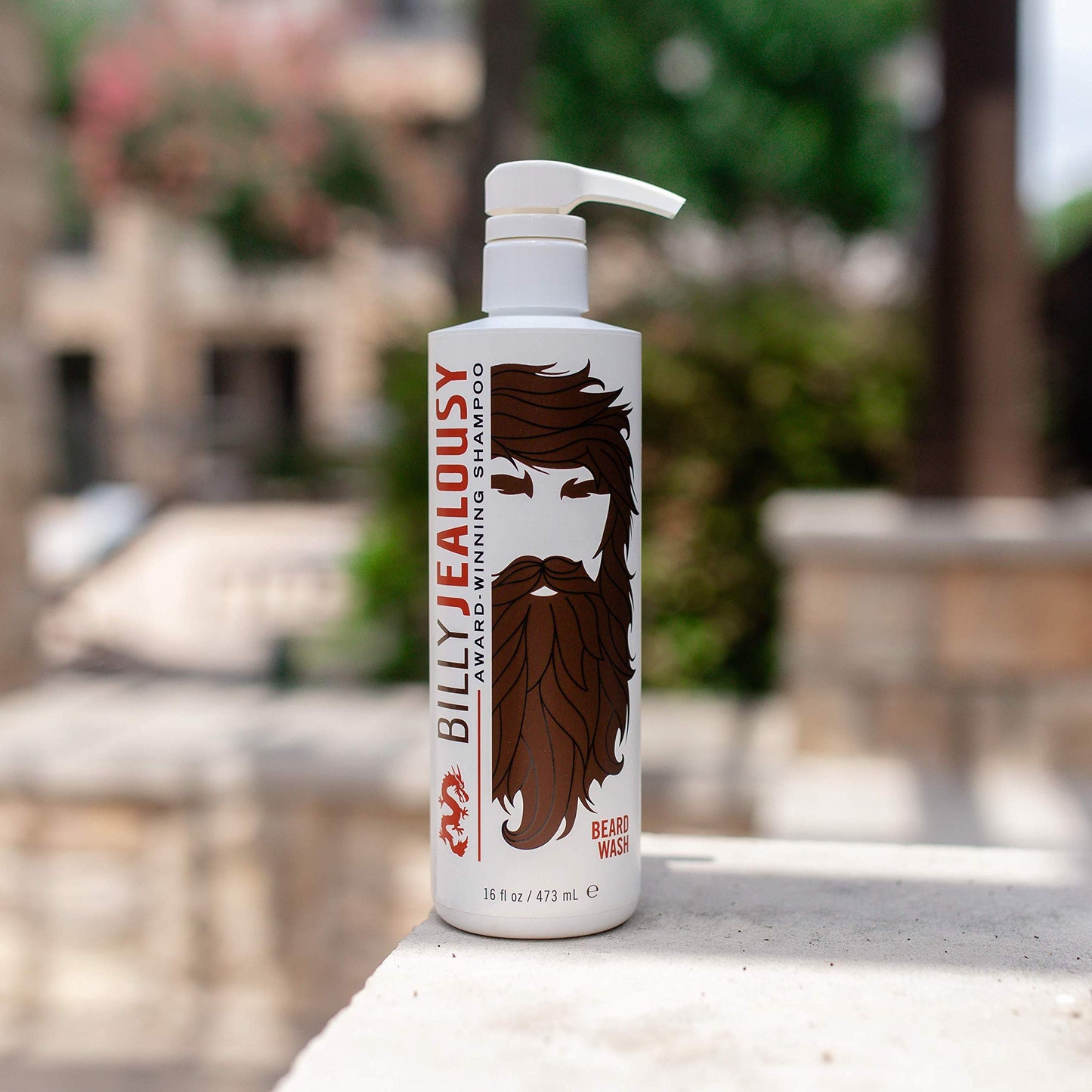 Billy Jealousy Beard Wash for Smooth, Manageable & Frizz-free Facial Hair, Beard Care Enriched with Hydrating Aloe & Strengthening & Conditioning