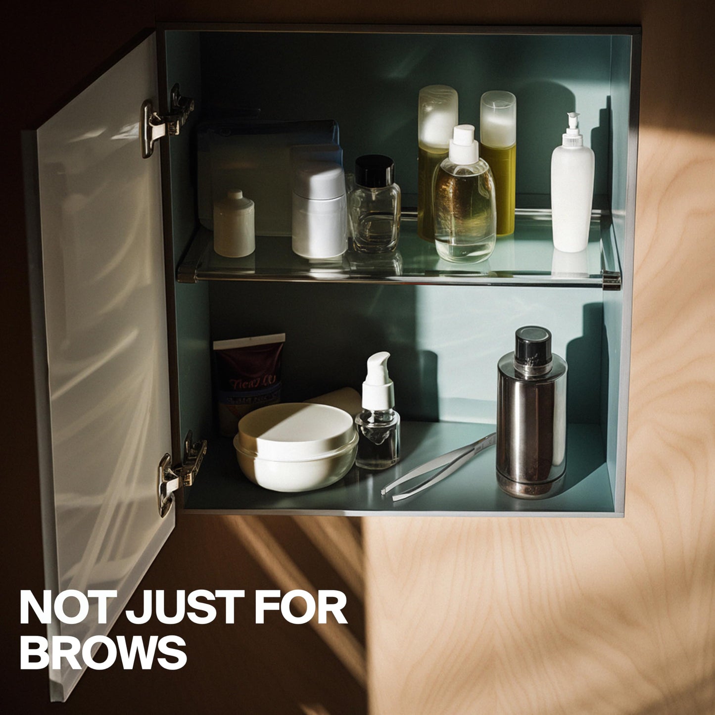 GERMANIKURE Professional Perforated Slanted Tweezers - FINOX Stainless Steel Sharp in Leather Case - Ethically Made in Solingen, Germany - 4403