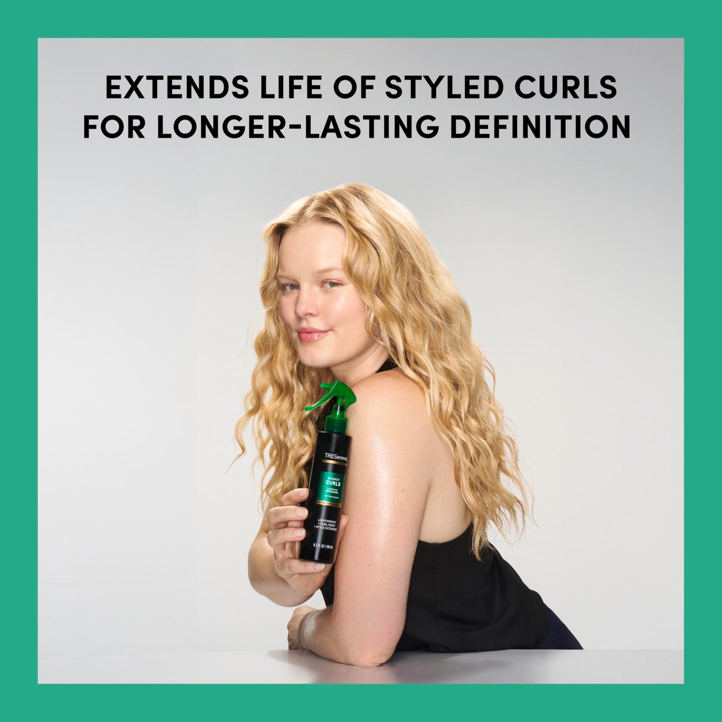 TRESemmé Leave-In Refresher 1 ct Bouncy Curls for a 2nd Day Curl Activation, with Peptide Blend, 6.7 fl oz