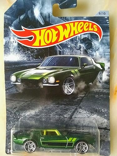Hot Wheels 2020 American Steel Muscle Car Series, Green '70 Camaro 9/10