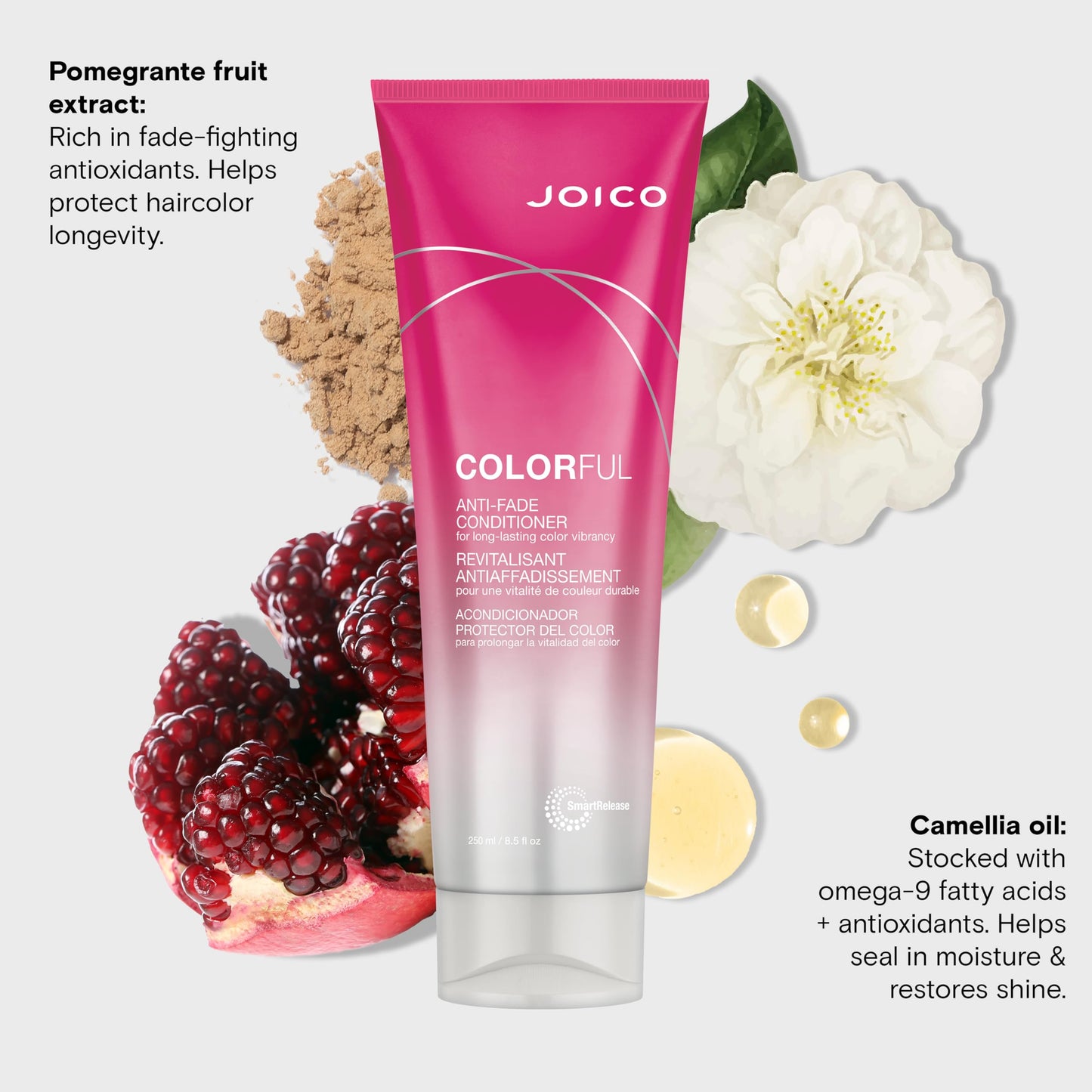 Colorful Anti-Fade Conditioner | For Color-Treated Hair | Preserve Hair Color & Vibrancy | Boost Shine & Reduce Breakage | Sulfate Free |