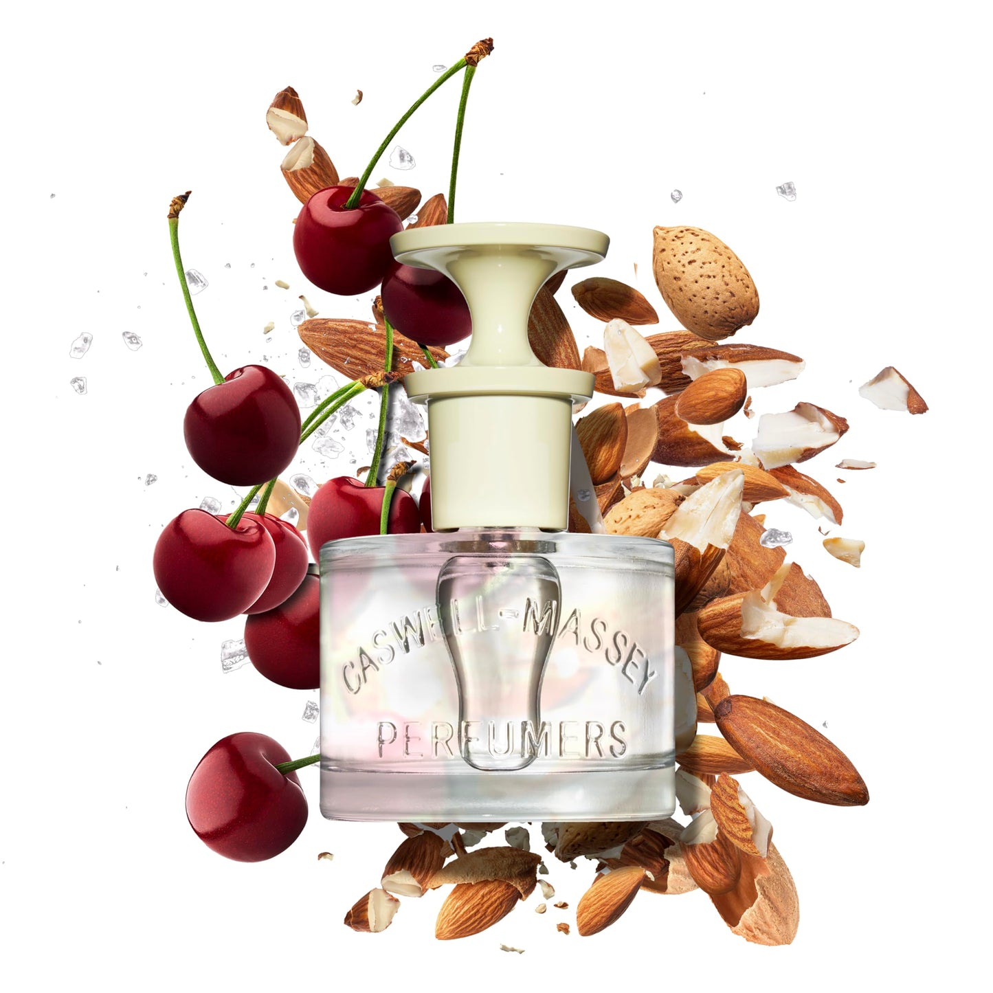 Caswell-Massey Almond Eau de Toilette, Cherry, Almond Flower, Sandalwood Fragrance, Perfume for Women, 2.0 Fl Oz
