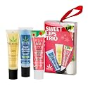Hempz Sweet Lips Trio, 3 Lip Balms, Holiday Gift for Men or Women, Stocking Stuffer