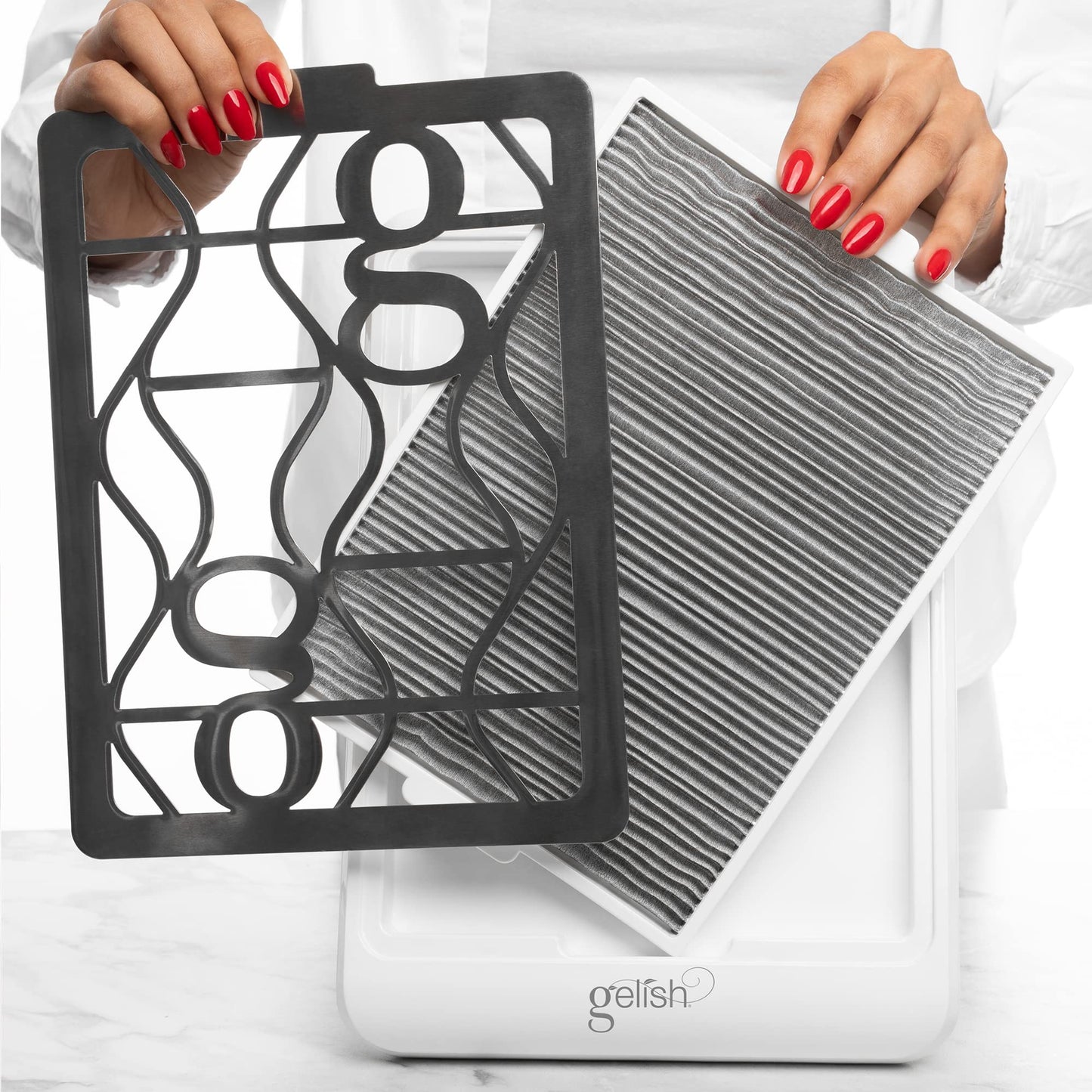 Gelish Vortex Dust Collector - Nail Dust Collector, Nail Tech Essential, Portable, Powerful, Efficient, and Rechargeable System for Salon & Home Use.